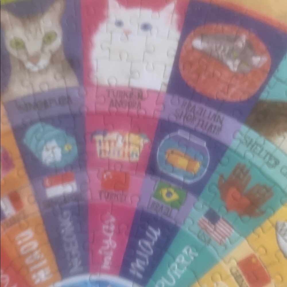 Puzzle by eeboo. 500ct. Cats of the World. - Picture 12 of 12